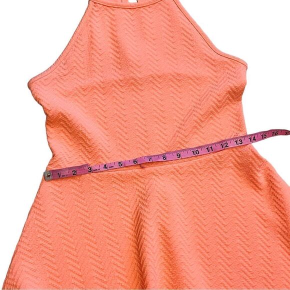 10/$25🦋 Mossimo Neon Orange A-Line Sleeveless Skater Dress - Size Medium - Picture 11 of 16